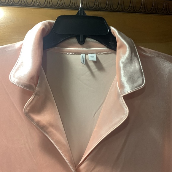 NWOT Nordstrom Velour Pajamas in Pink Smoke Size Large - Picture 6 of 11